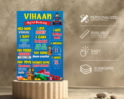 Lego Theme White Chalk Board