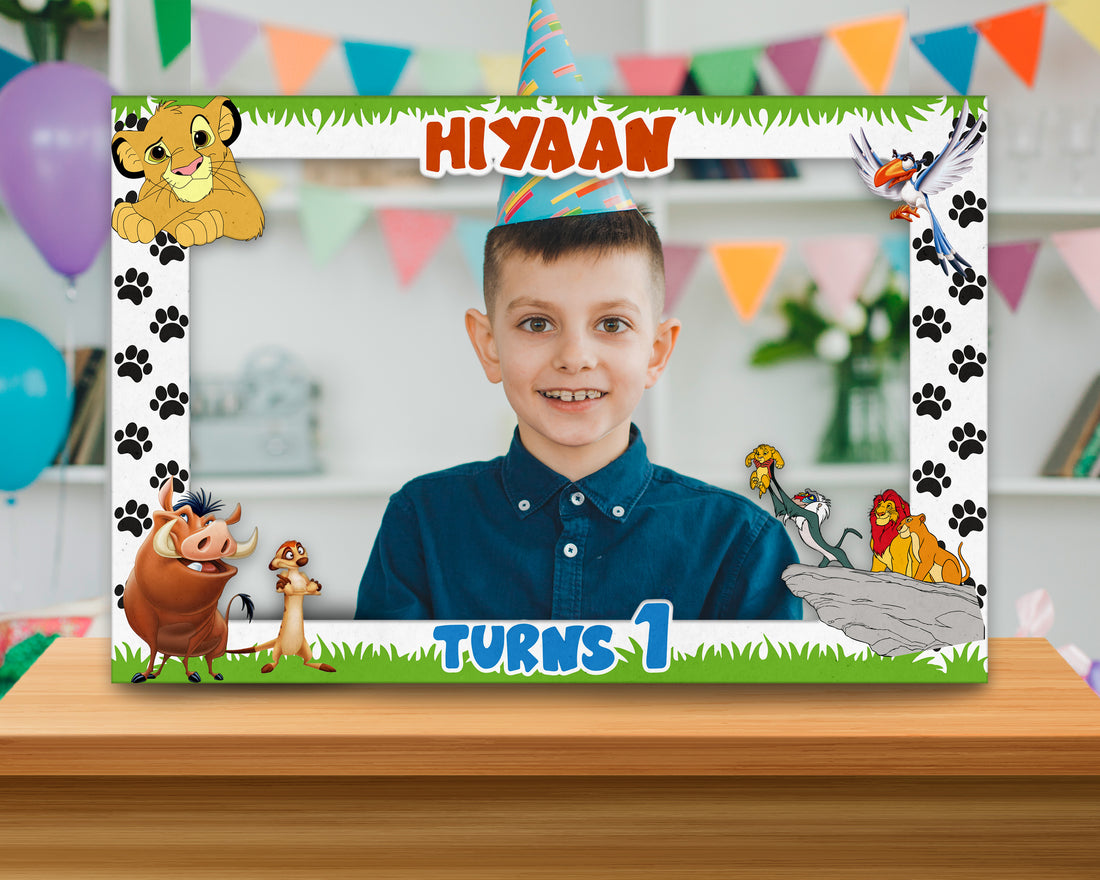 Lion King Theme Customized Photobooth