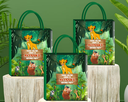 Lion King Theme Return Gift Bags