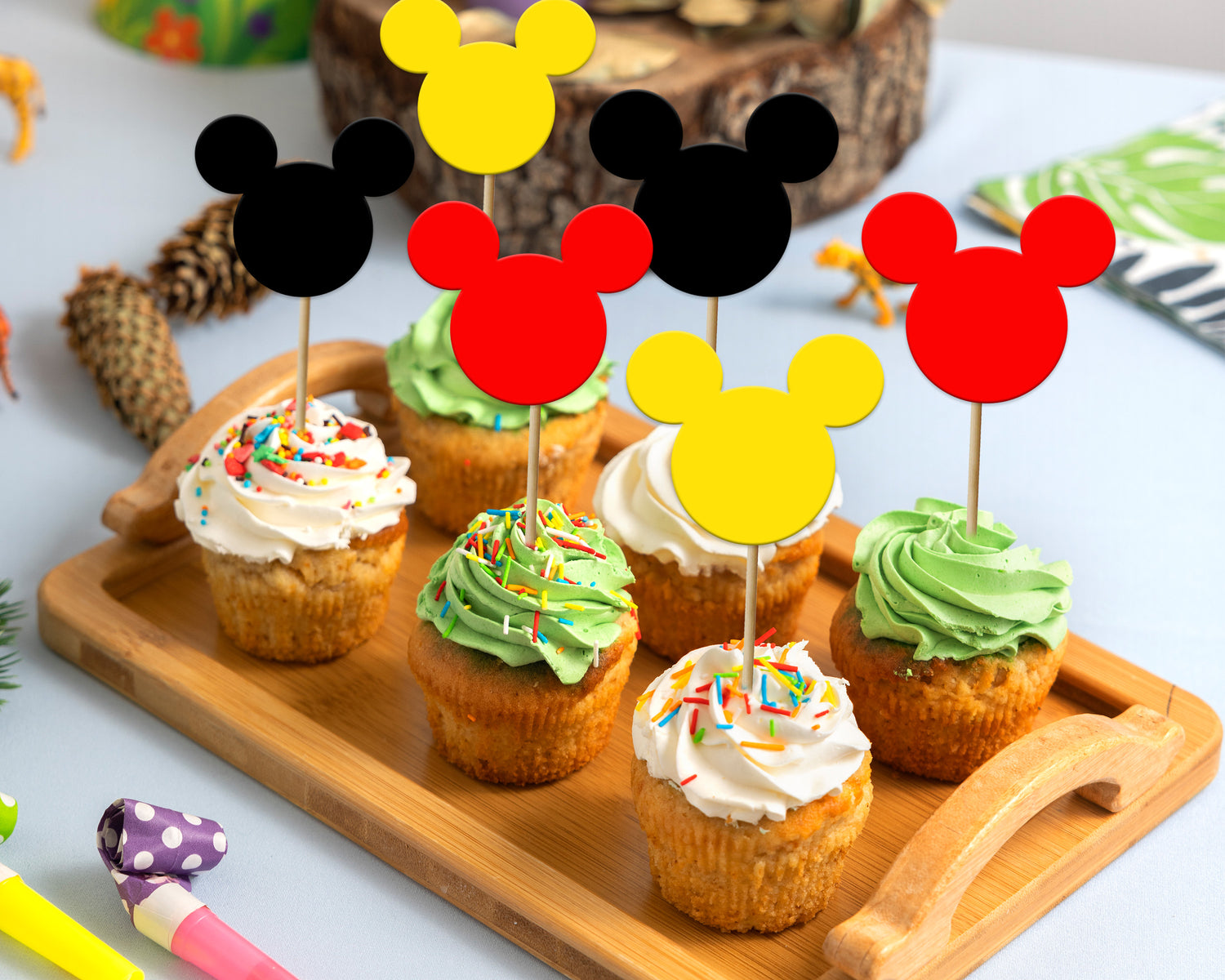 PSI Mickey Mouse Cup Cake Topper