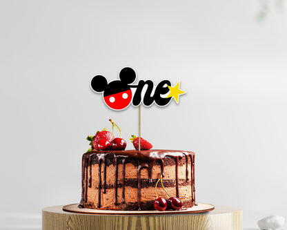 PSI Mickey Mouse Customized Cake Topper