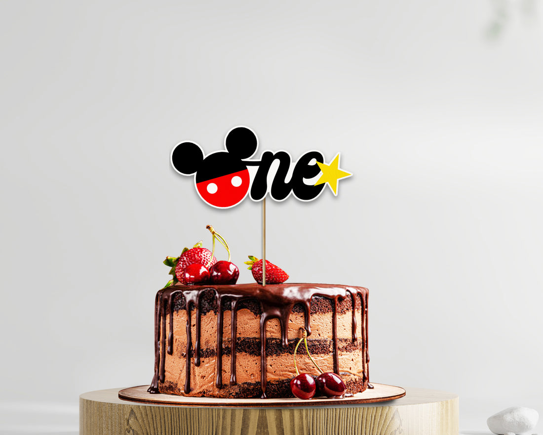 Mickey Mouse Customized Cake Topper