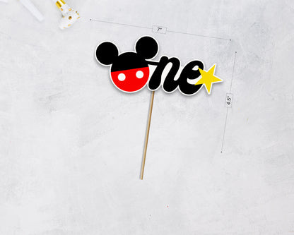PSI Mickey Mouse Customized Cake Topper