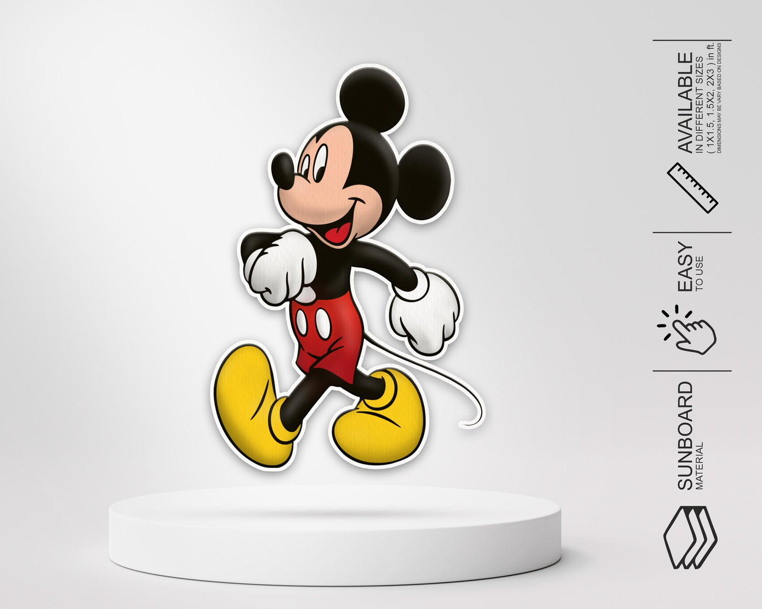 PSI Mickey Mouse Cutout - 08