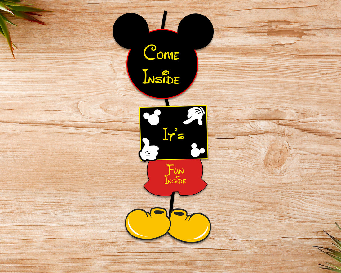 PSI Mickey Mouse Personalized  Door Poster