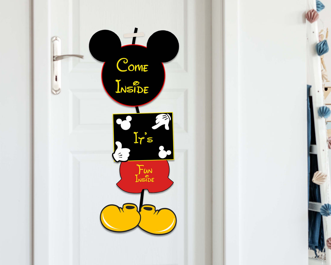 PSI Mickey Mouse Personalized  Door Poster