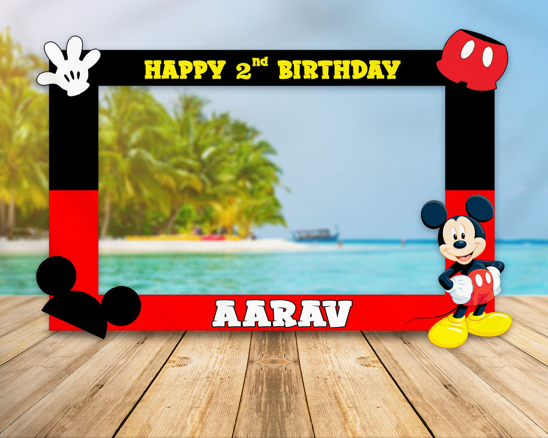 Mickey Mouse Personalized Photobooth