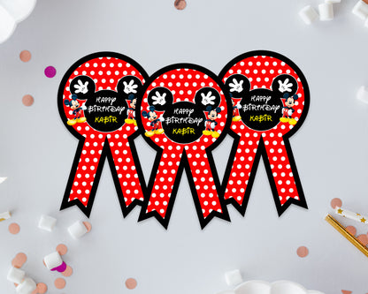 PSI Mickey Mouse Theme Badges