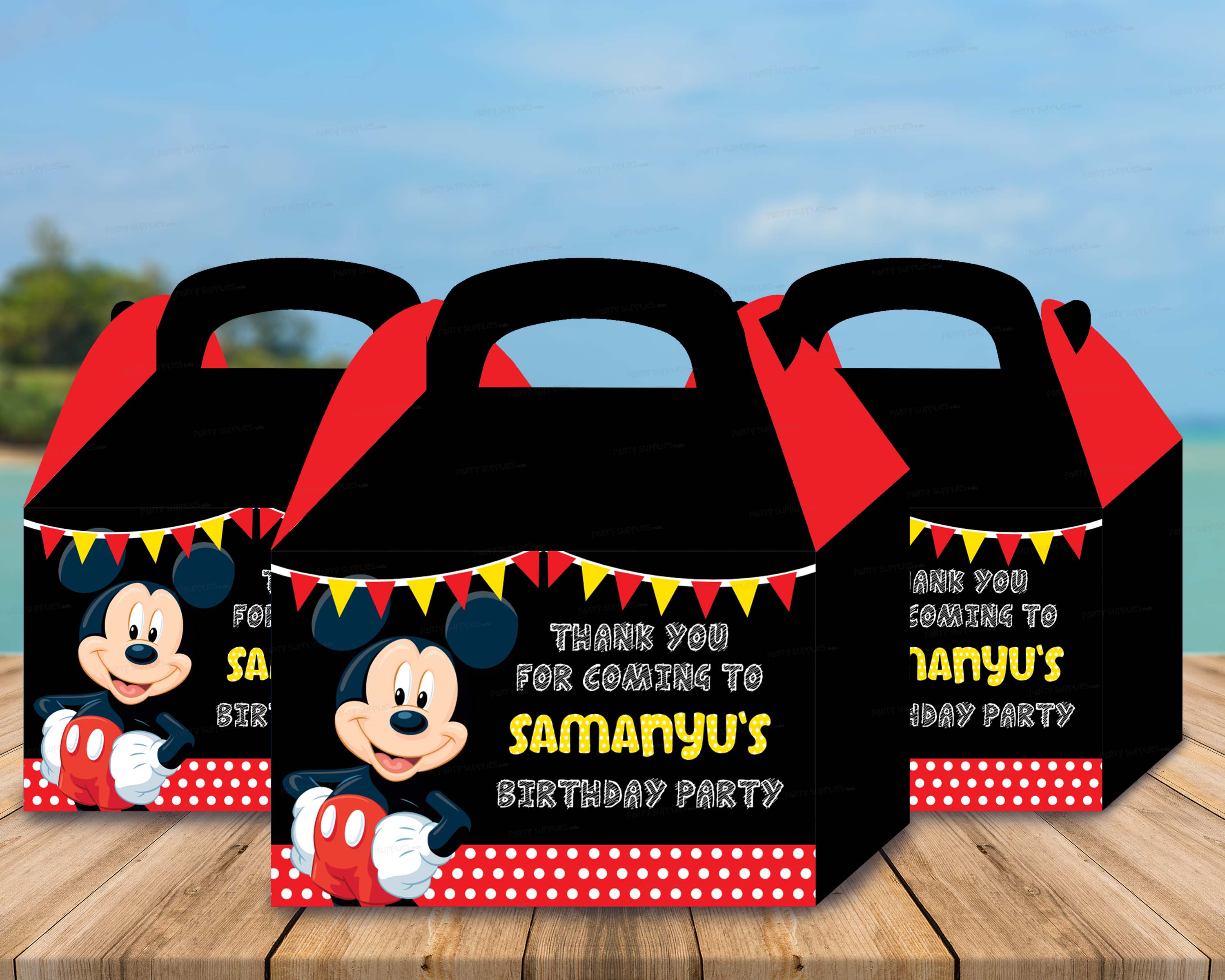 PSI Mickey Mouse Theme Goodie Return Gift Boxes