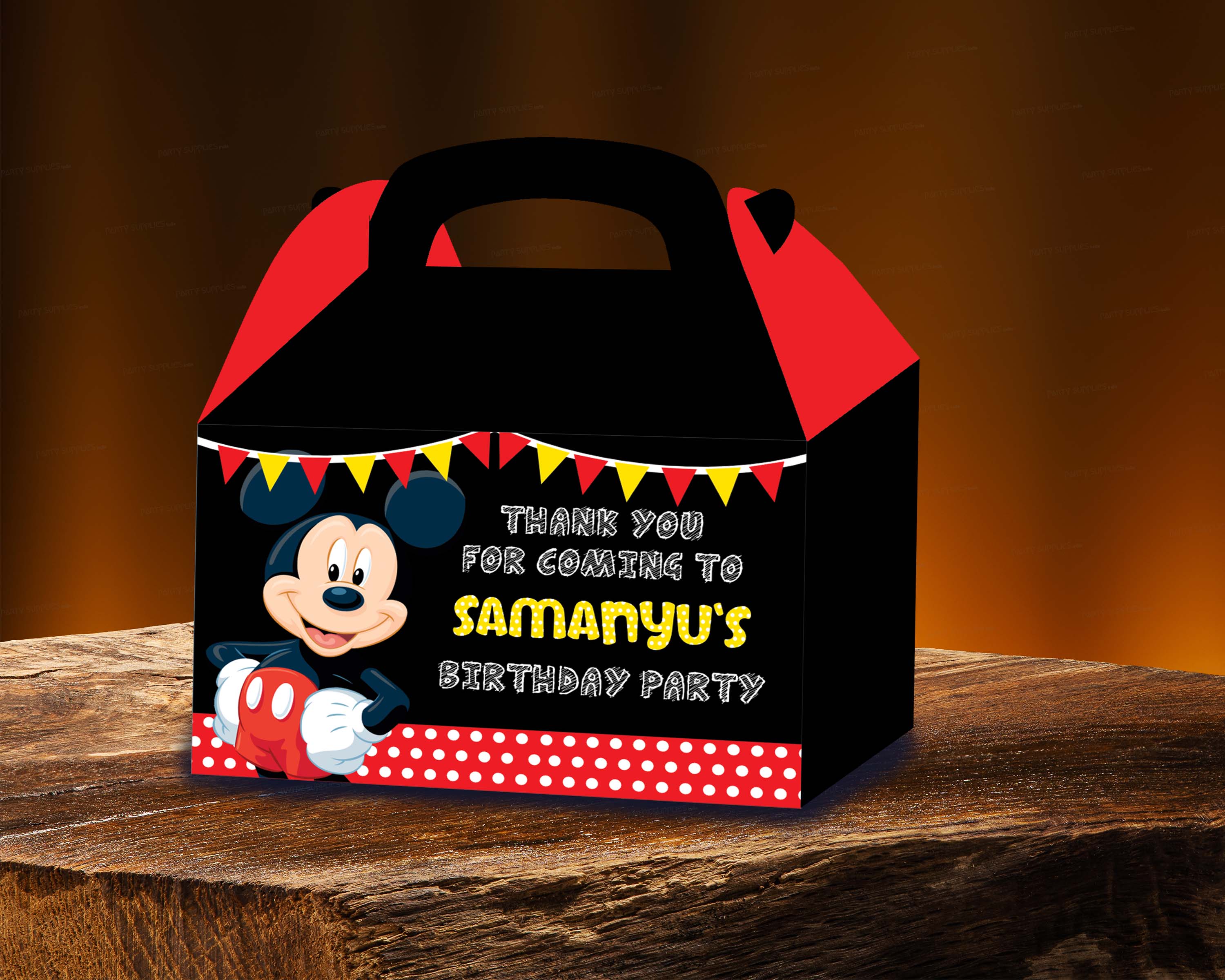 Mickey Mouse Theme Goodie Return Gift Boxes