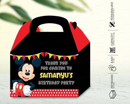 Mickey Mouse Theme Goodie Return Gift Boxes