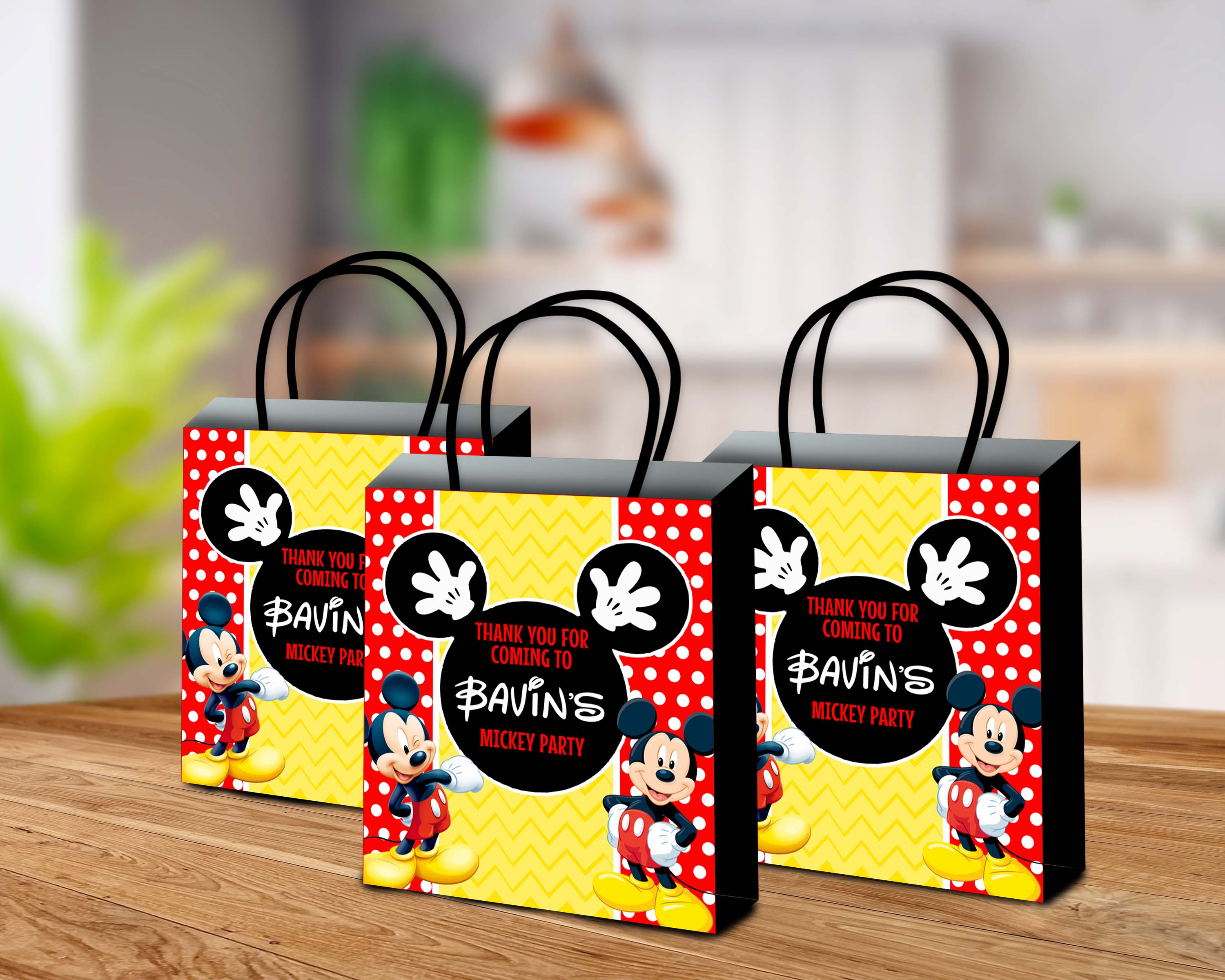 Mickey Mouse Theme Return Gift Bag