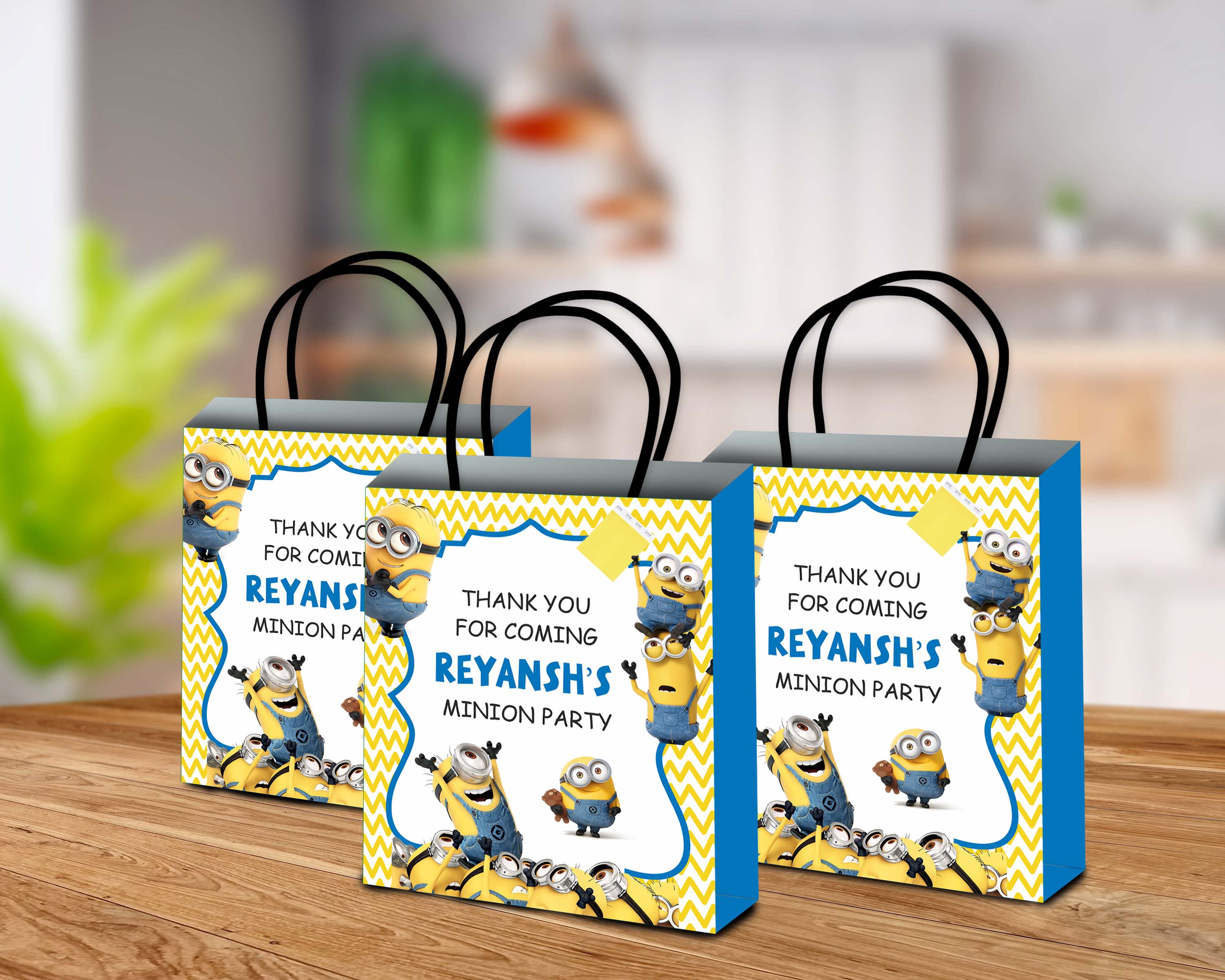 Minions Theme Return Gift Bag