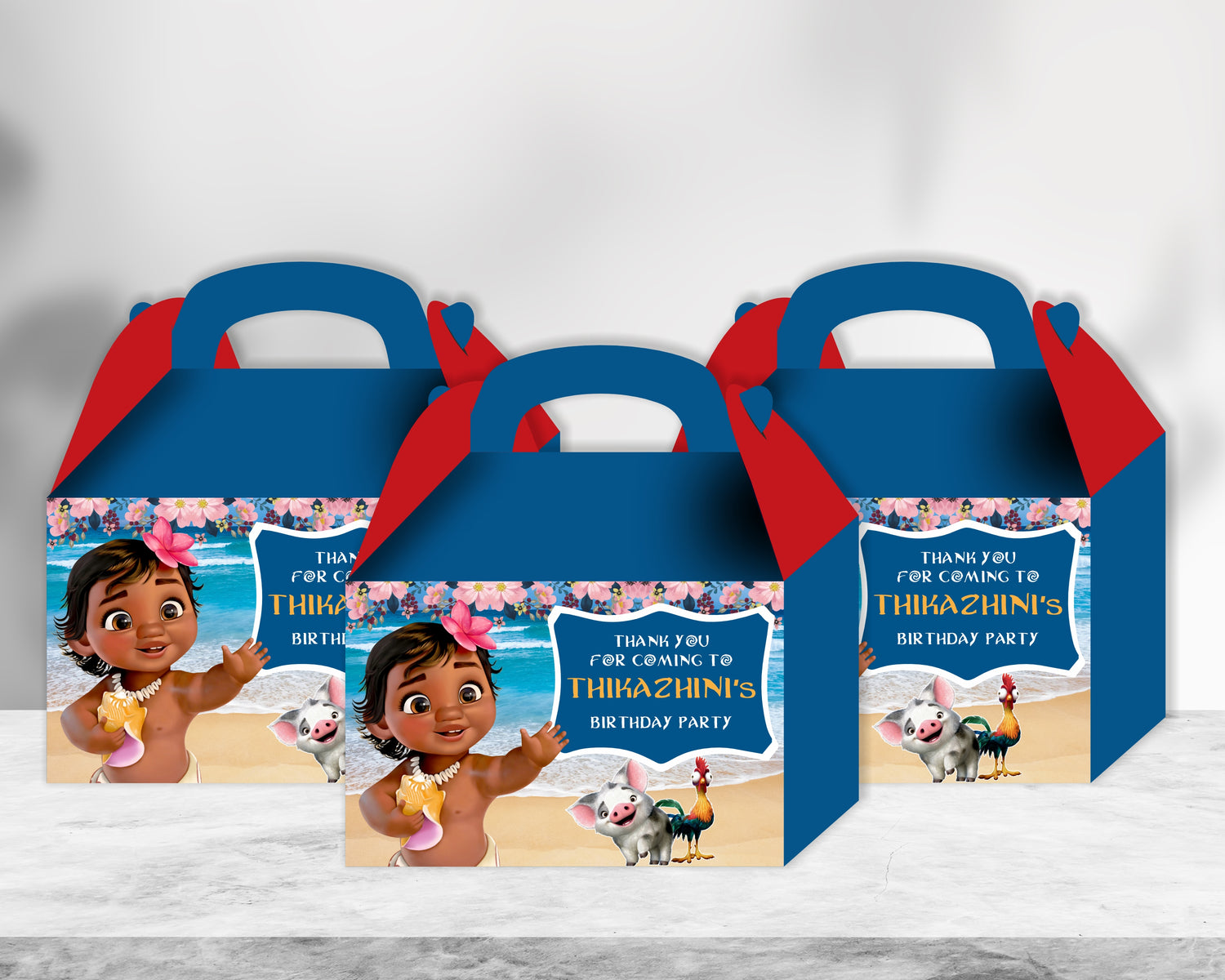 Baby Shower Moana for Free Printable Moana Thank You Tags