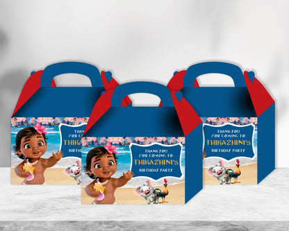 Moana Theme Goodie Return Gift Boxes