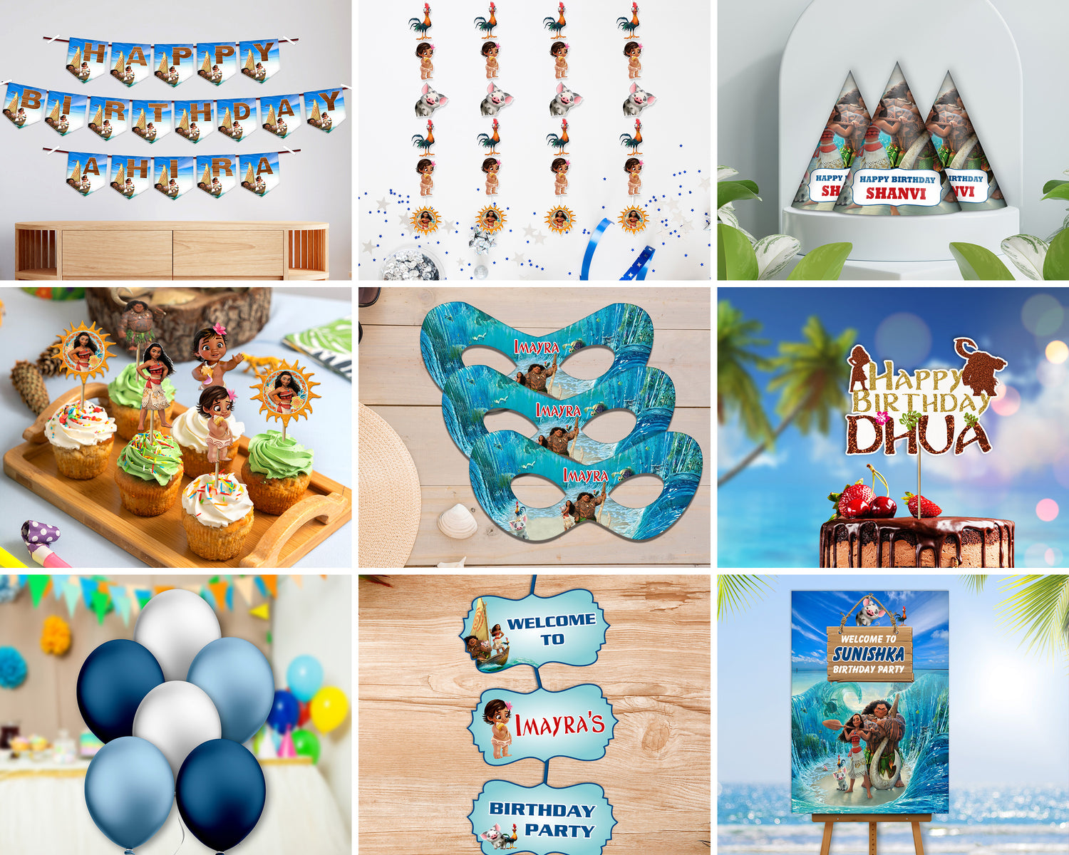 Moana Theme Preferred Kit  Party Decorations Online – Party Supplies India