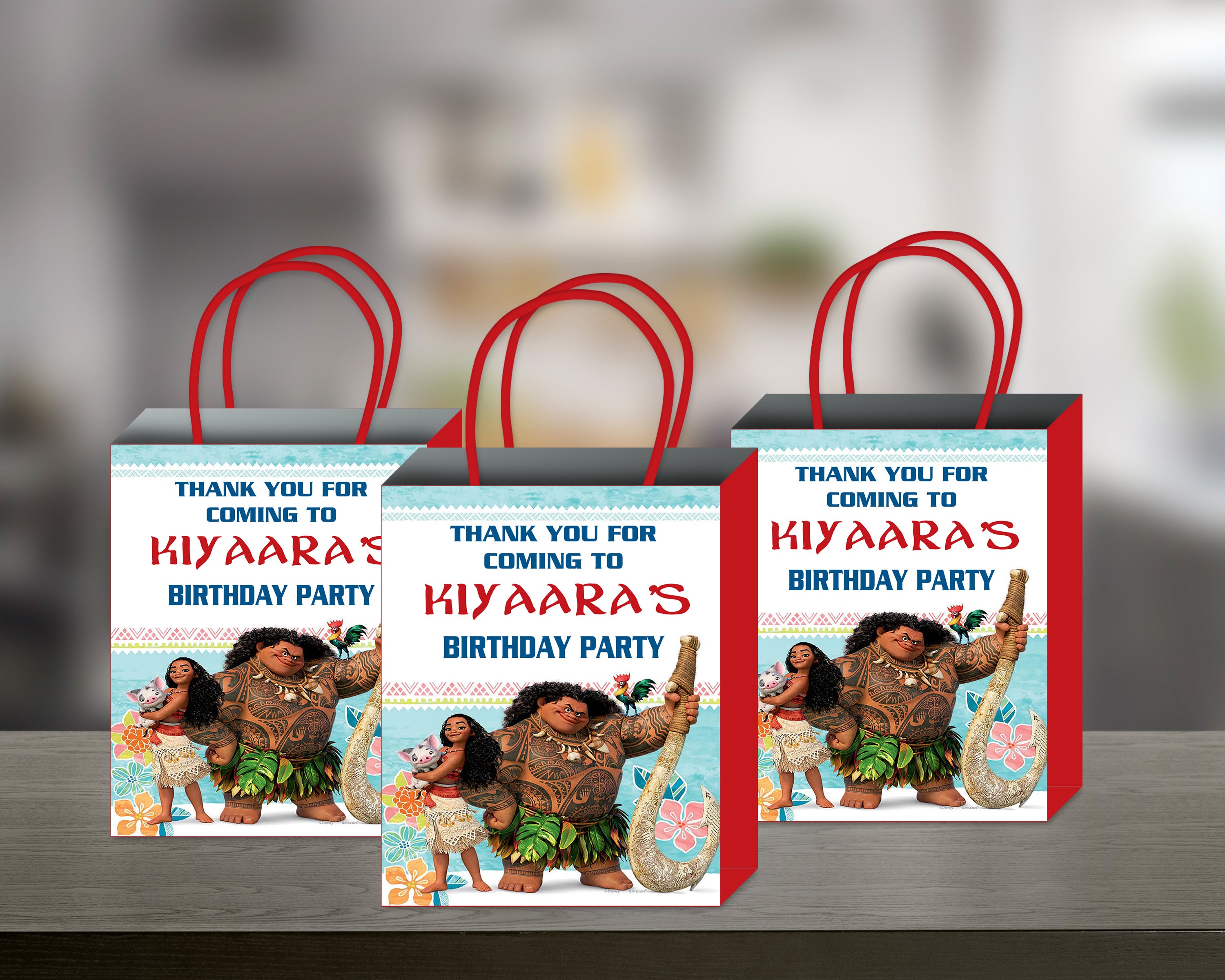 Moana Theme Return Gift Bag