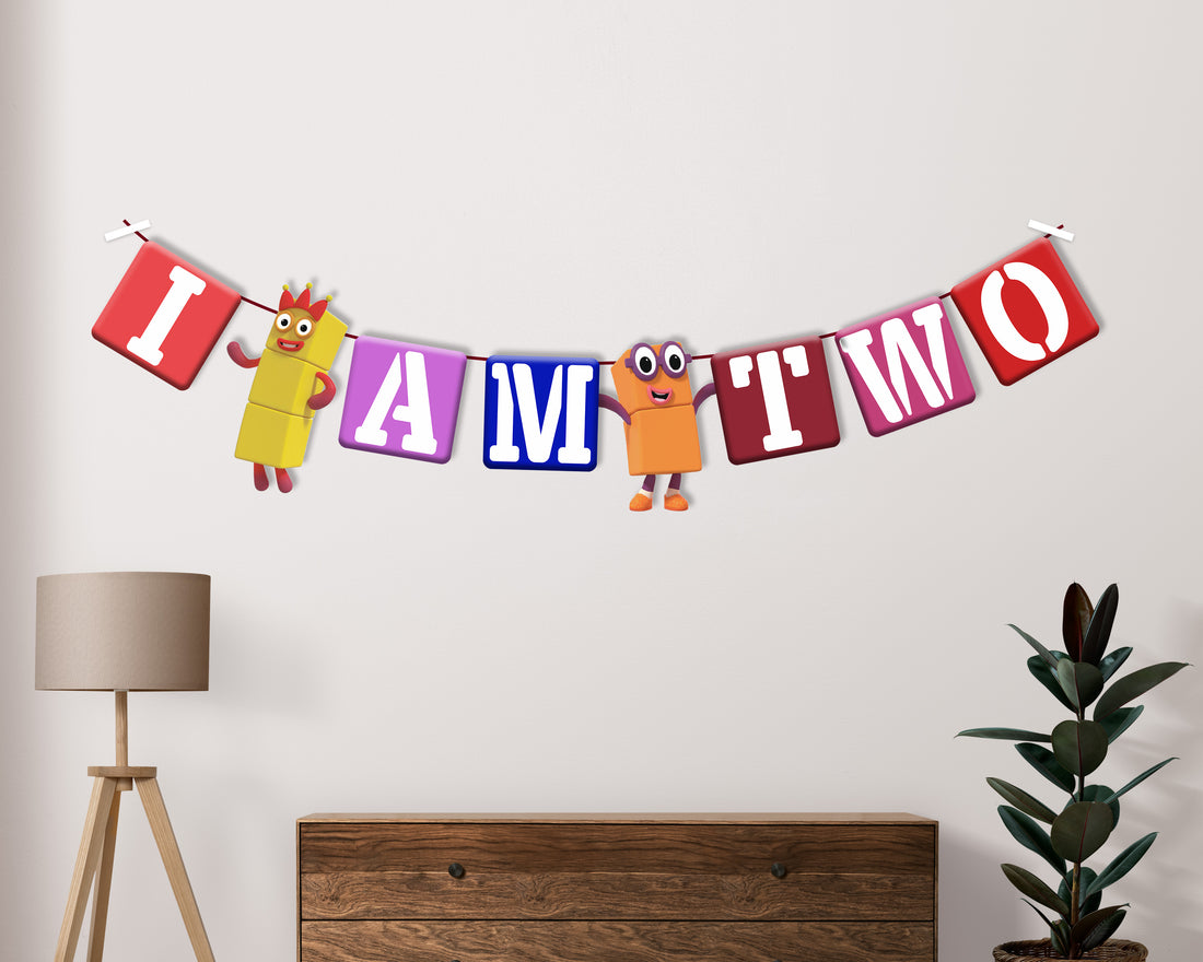 Number Blocks Theme Age Hanging