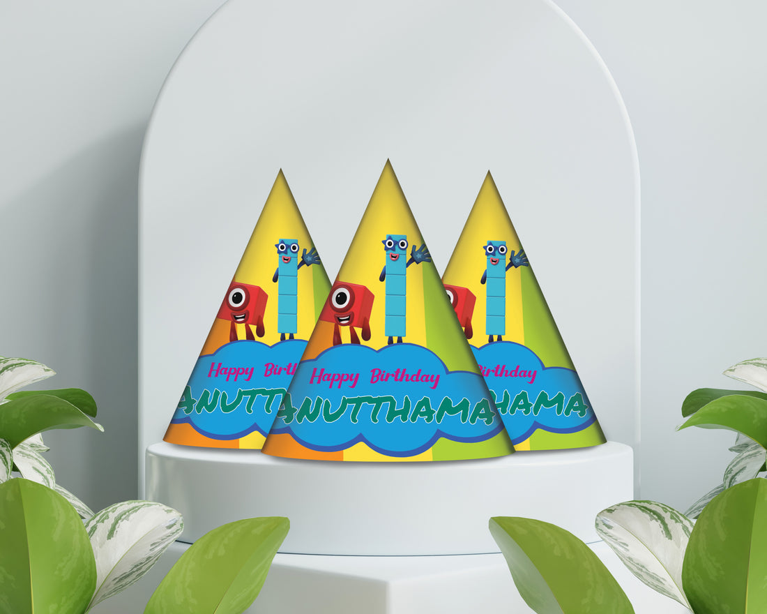 Number Blocks Theme Customized Hat