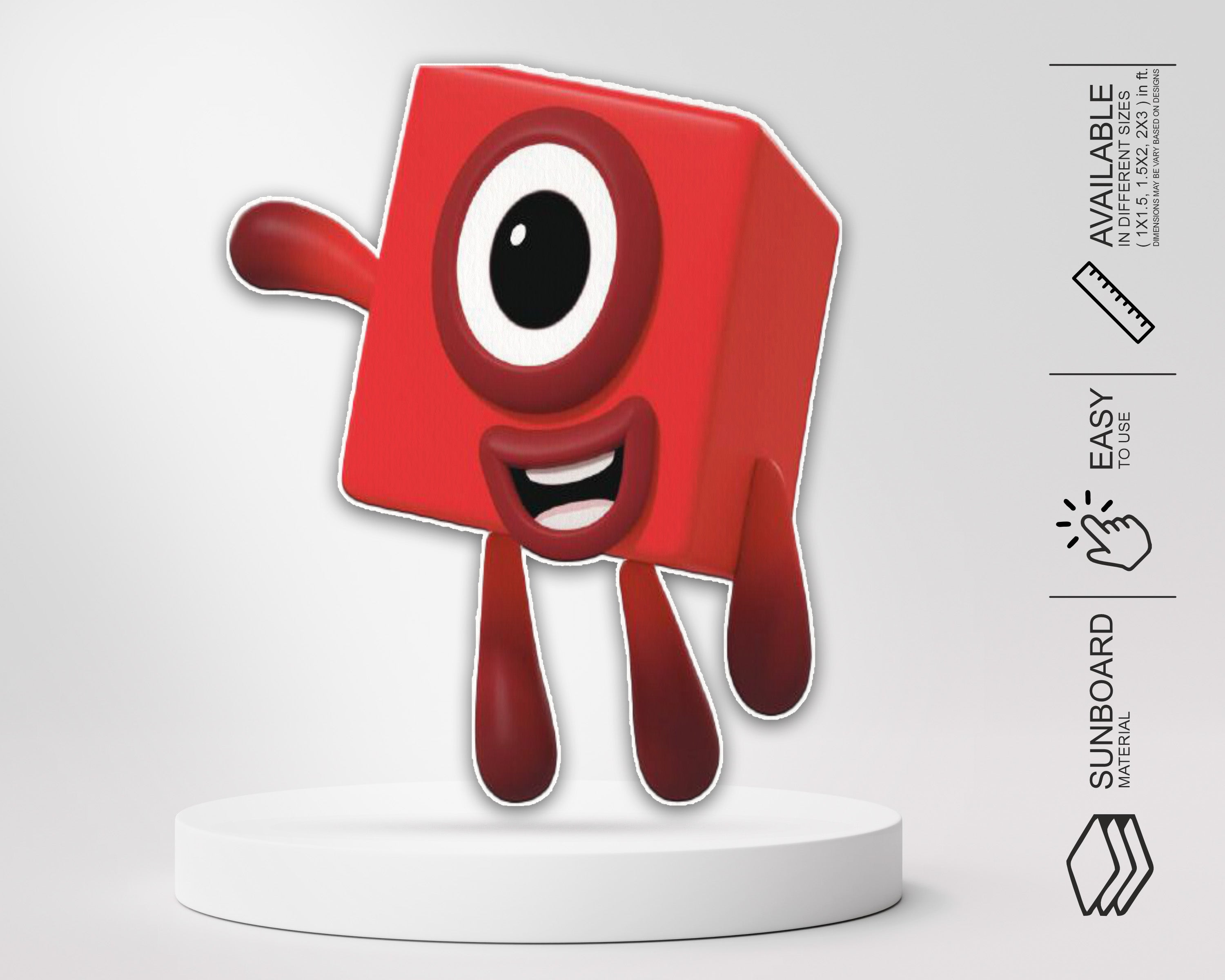 Number Blocks Theme Cutout NBL-01