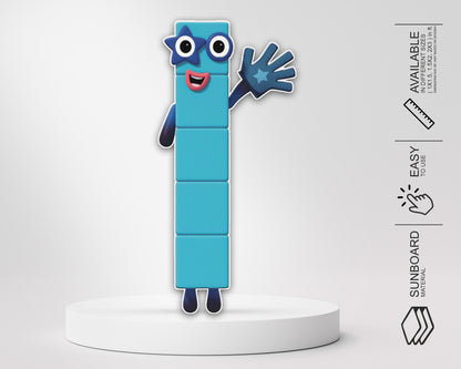 Number Blocks Theme Cutout NBL-05