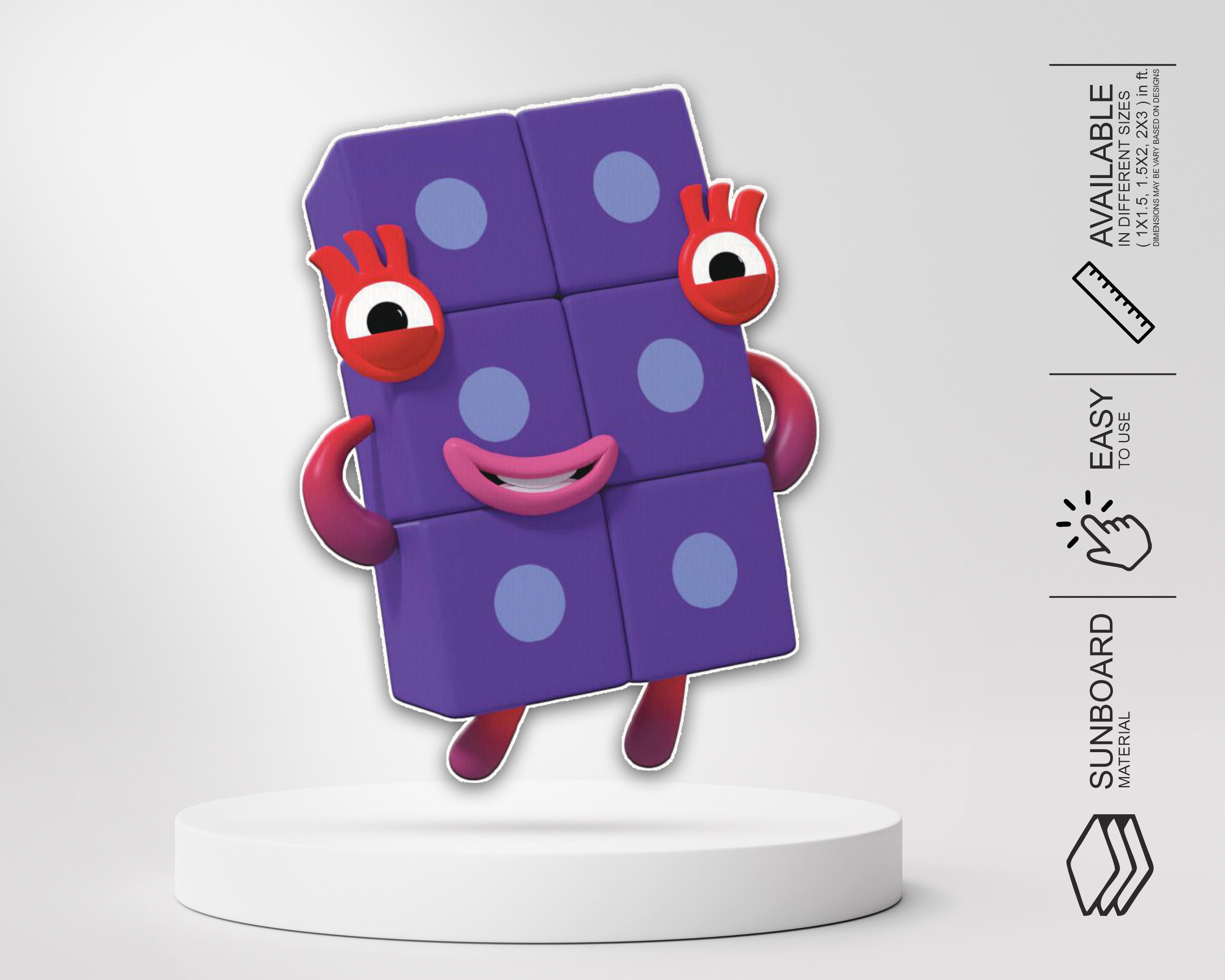 Number Blocks Theme Cutout NBL-06