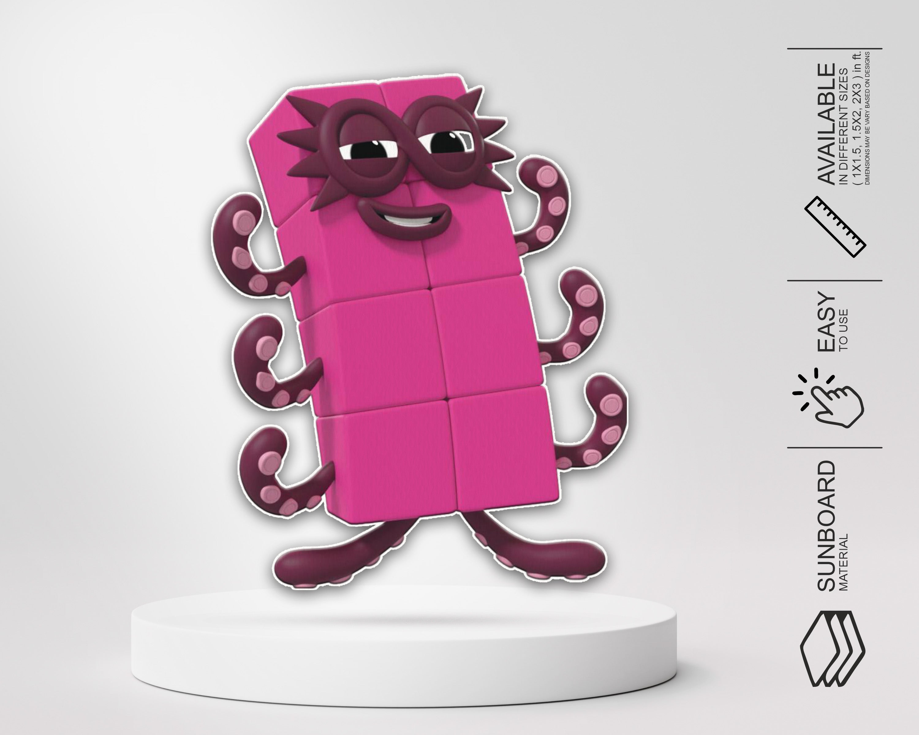 Number Blocks Theme Cutout NBL-08