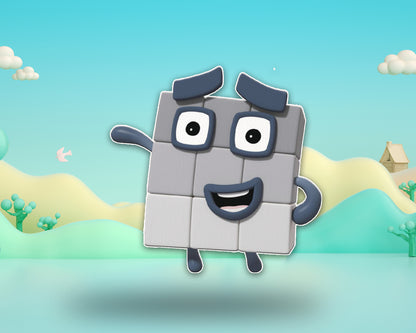 Number Blocks Theme Cutout NBL-09