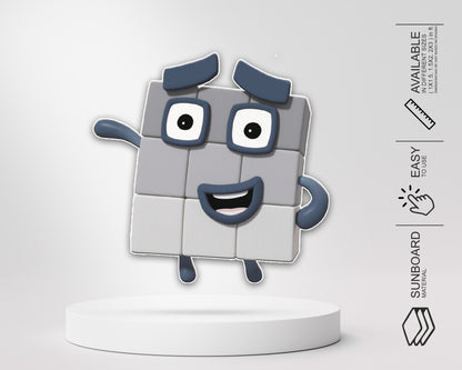 Number Blocks Theme Cutout NBL-09
