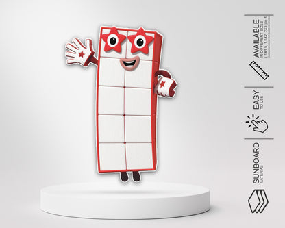 Number Blocks Theme Cutout NBL-10