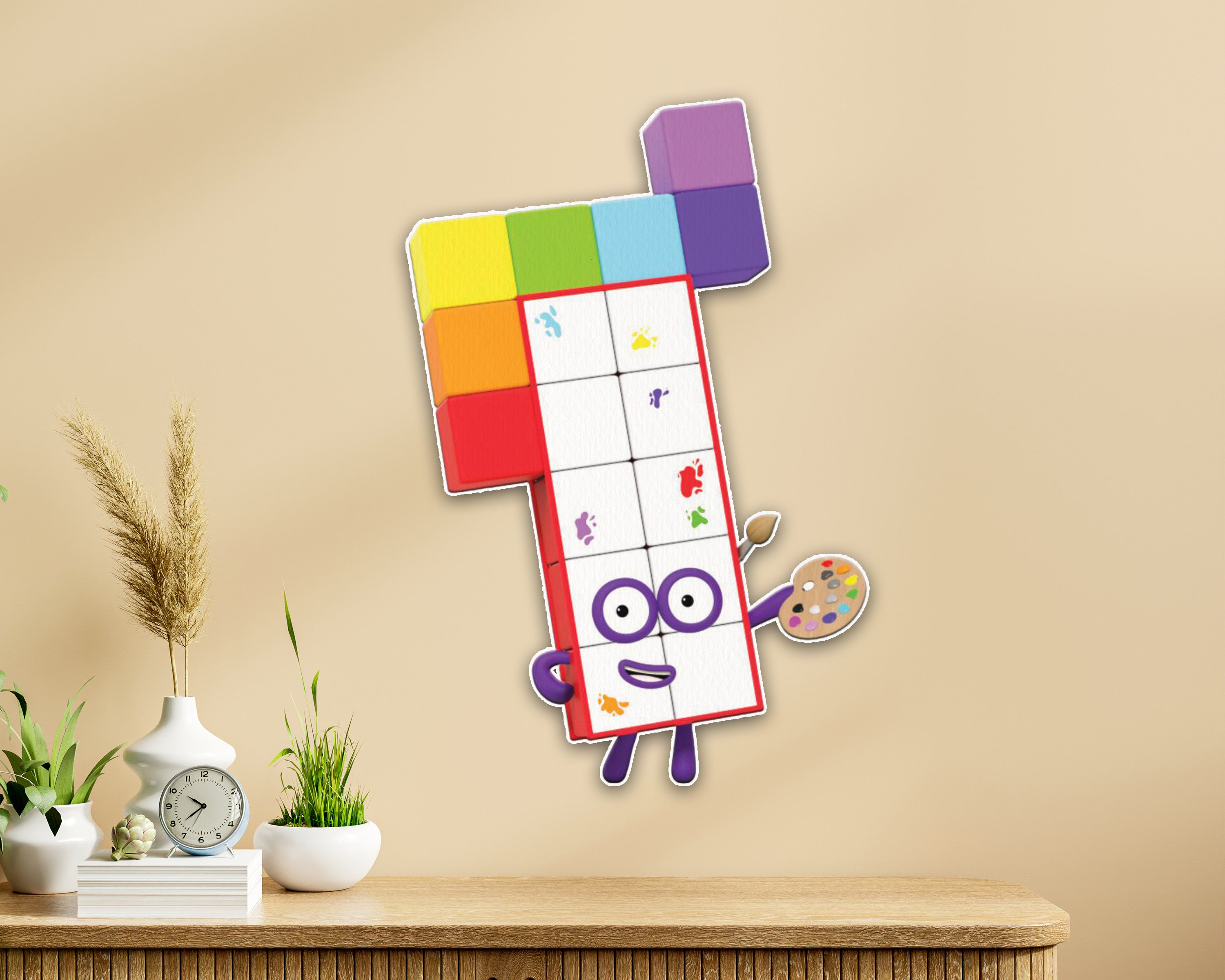 Number Pattern 13 Blocks Number Blocks Theme Cutout - 13 | Customized party supplies – Party ...