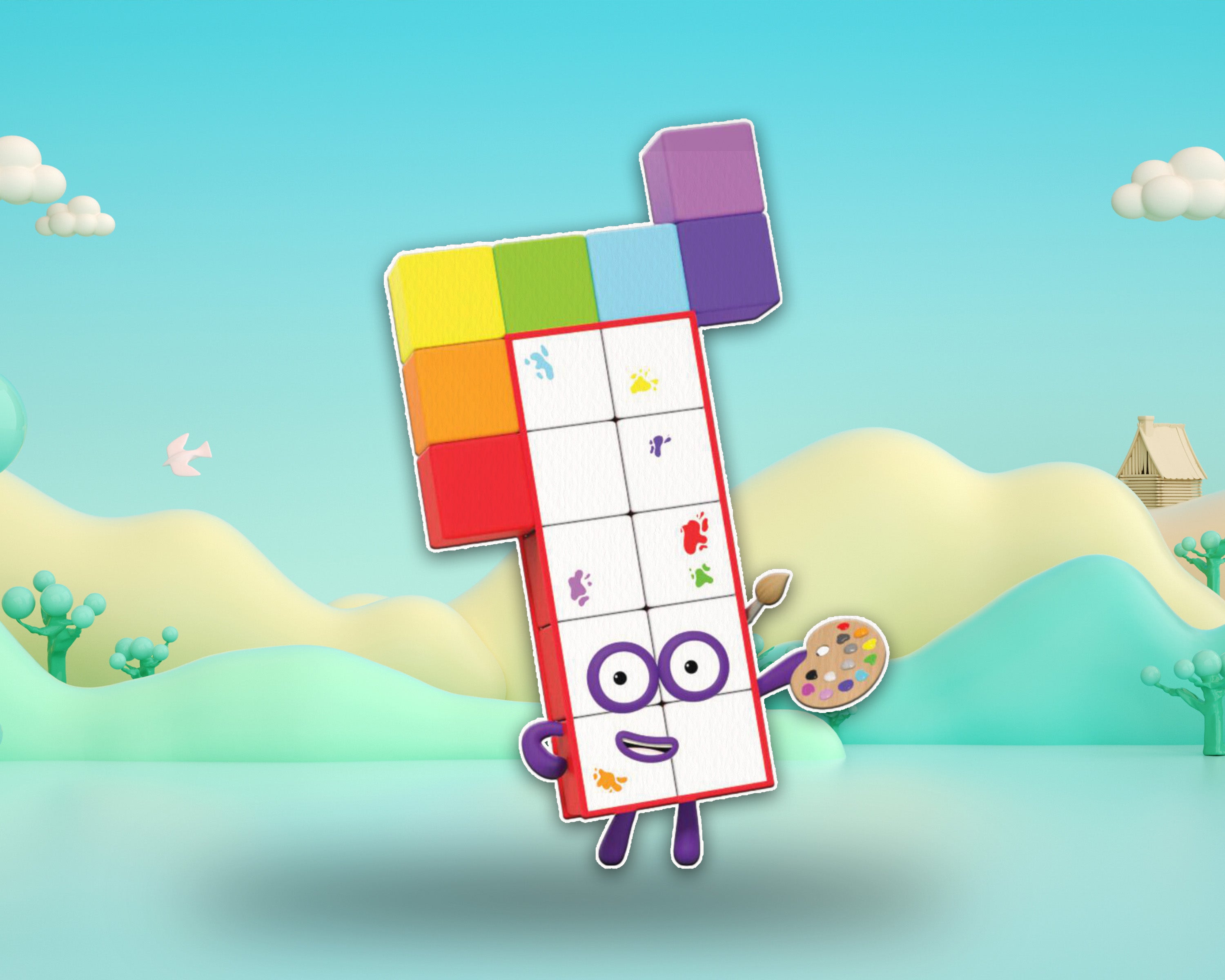 Number Blocks Theme Cutout NBL-13