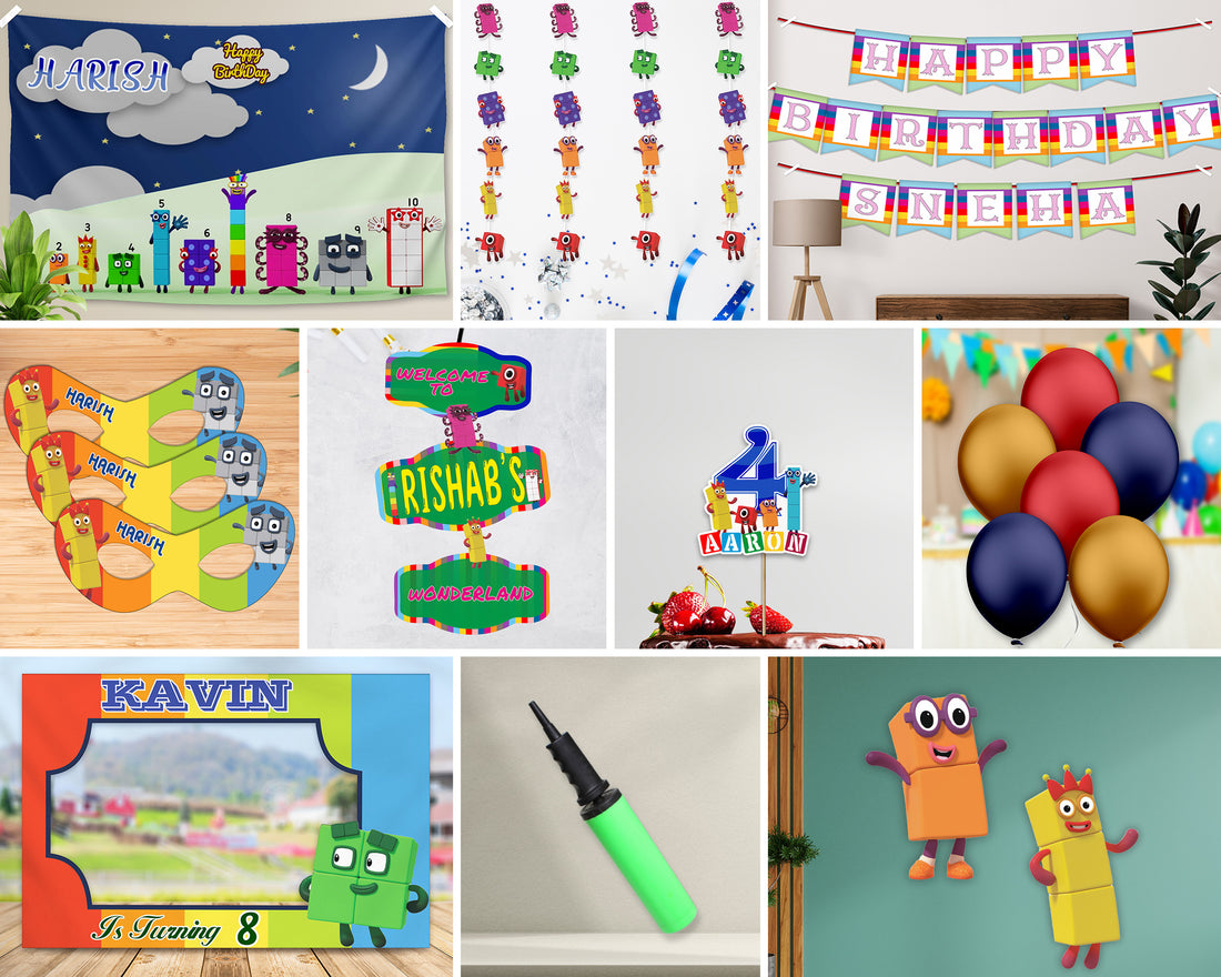 Number Blocks Theme Exculsive Combo Kit