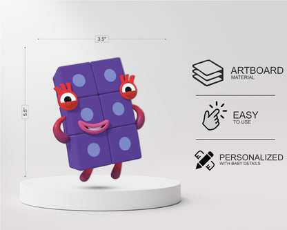 Number Blocks Theme Hanging