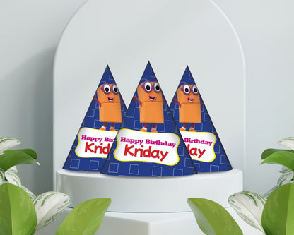 Number Blocks Theme Hat