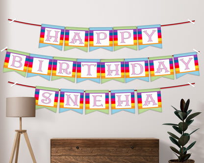 Number Blocks Theme Personalized Hanging