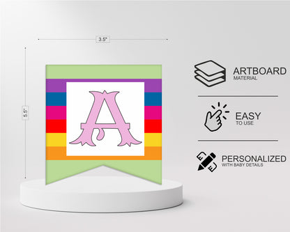 Number Blocks Theme Personalized Hanging