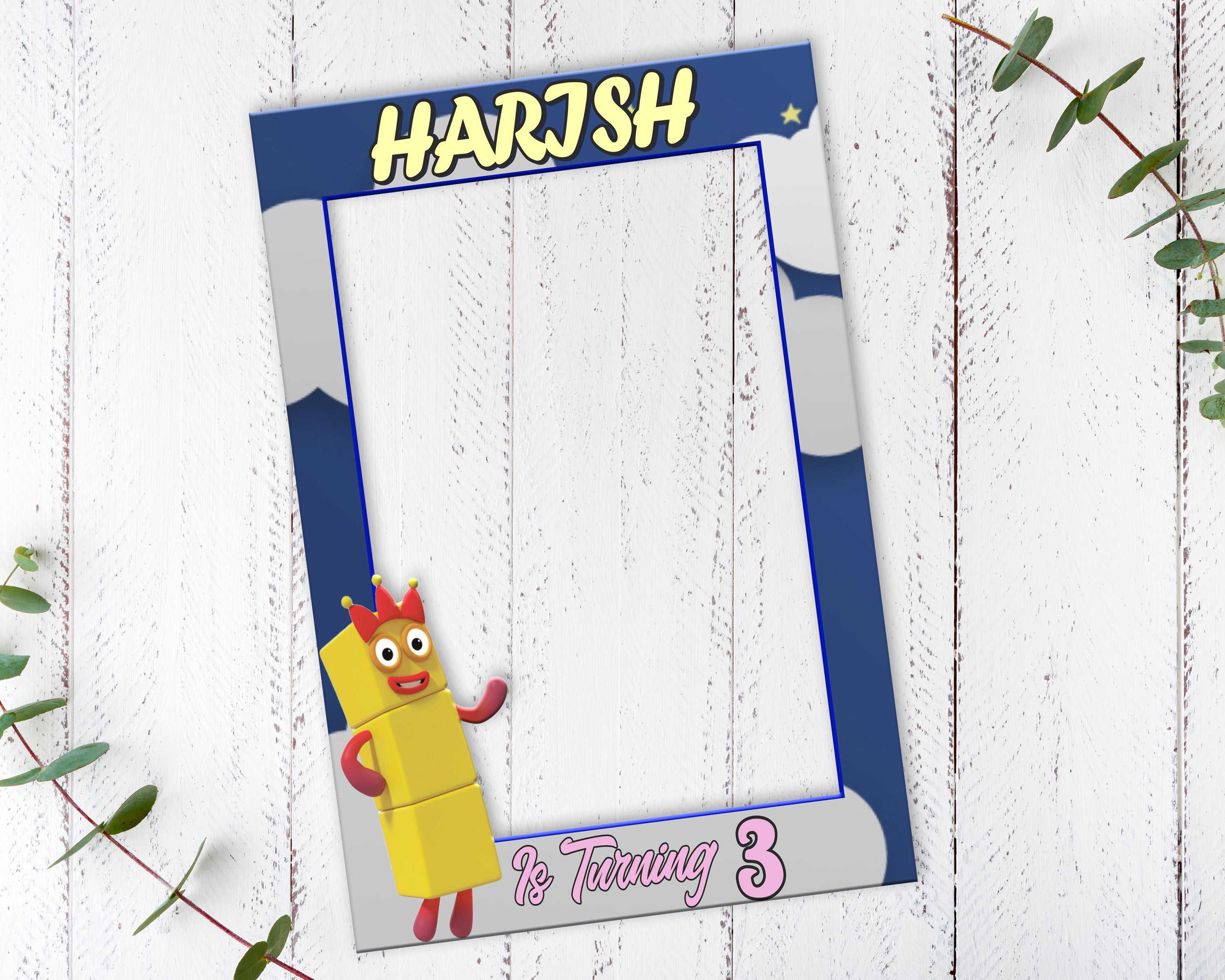 Number Blocks Theme PhotoBooth - image 2 of 3 | Party Supplies India