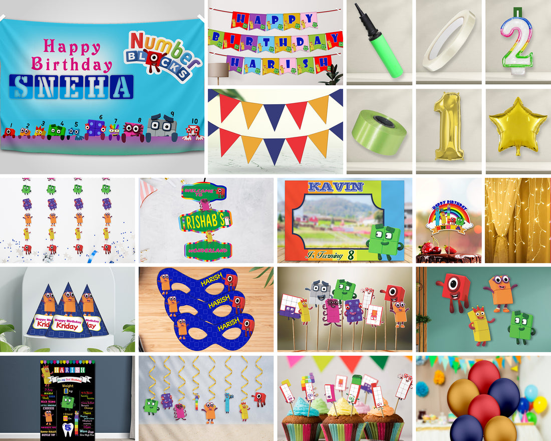 Number Blocks Theme Premium Combo Kit