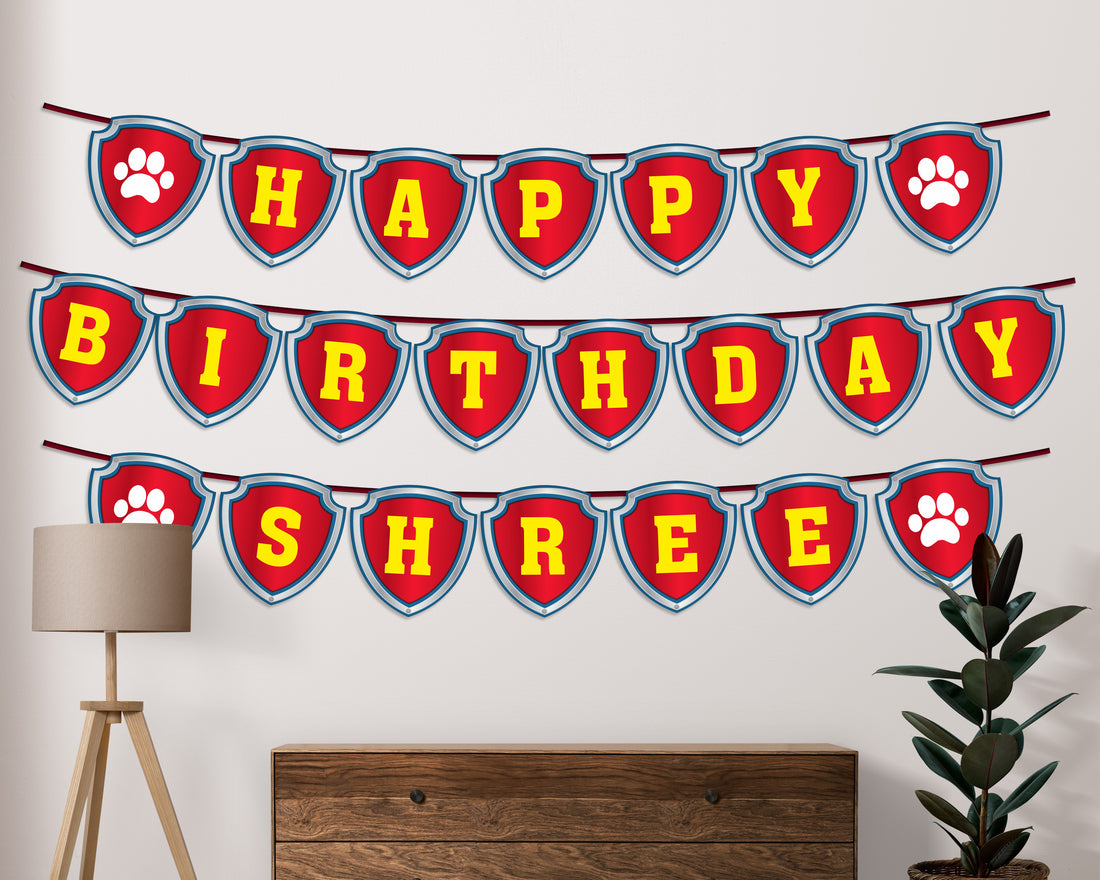 Paw Patrol Theme Hanging