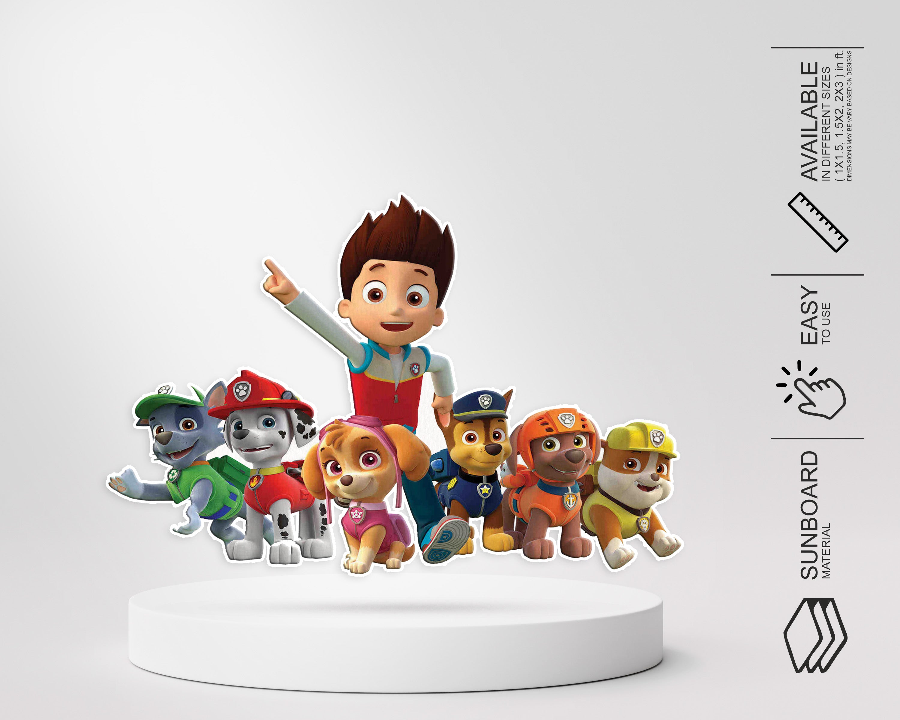Paw Patrol Theme Cutout PWP-02