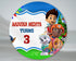 Paw Patrol Theme Personalized Round Backdrop - image 1 of 4 | Party Supplies India