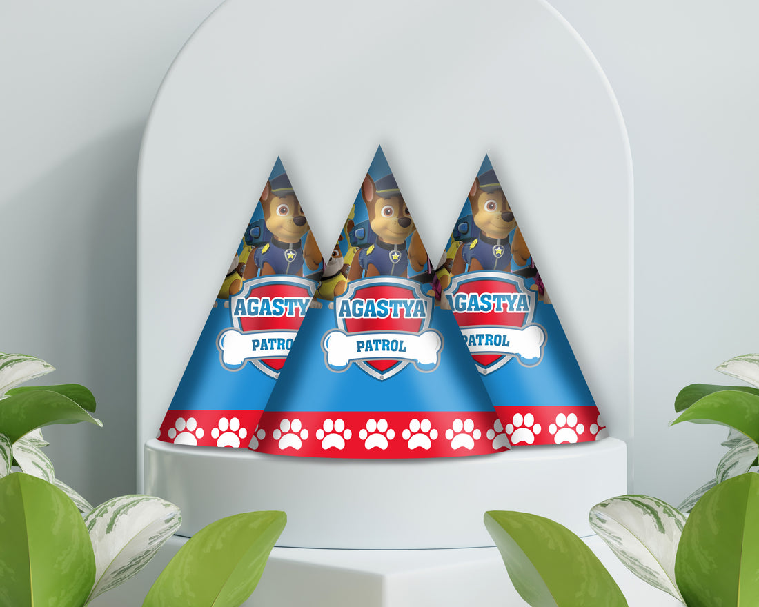 Paw Patrol Theme Personalized Hats