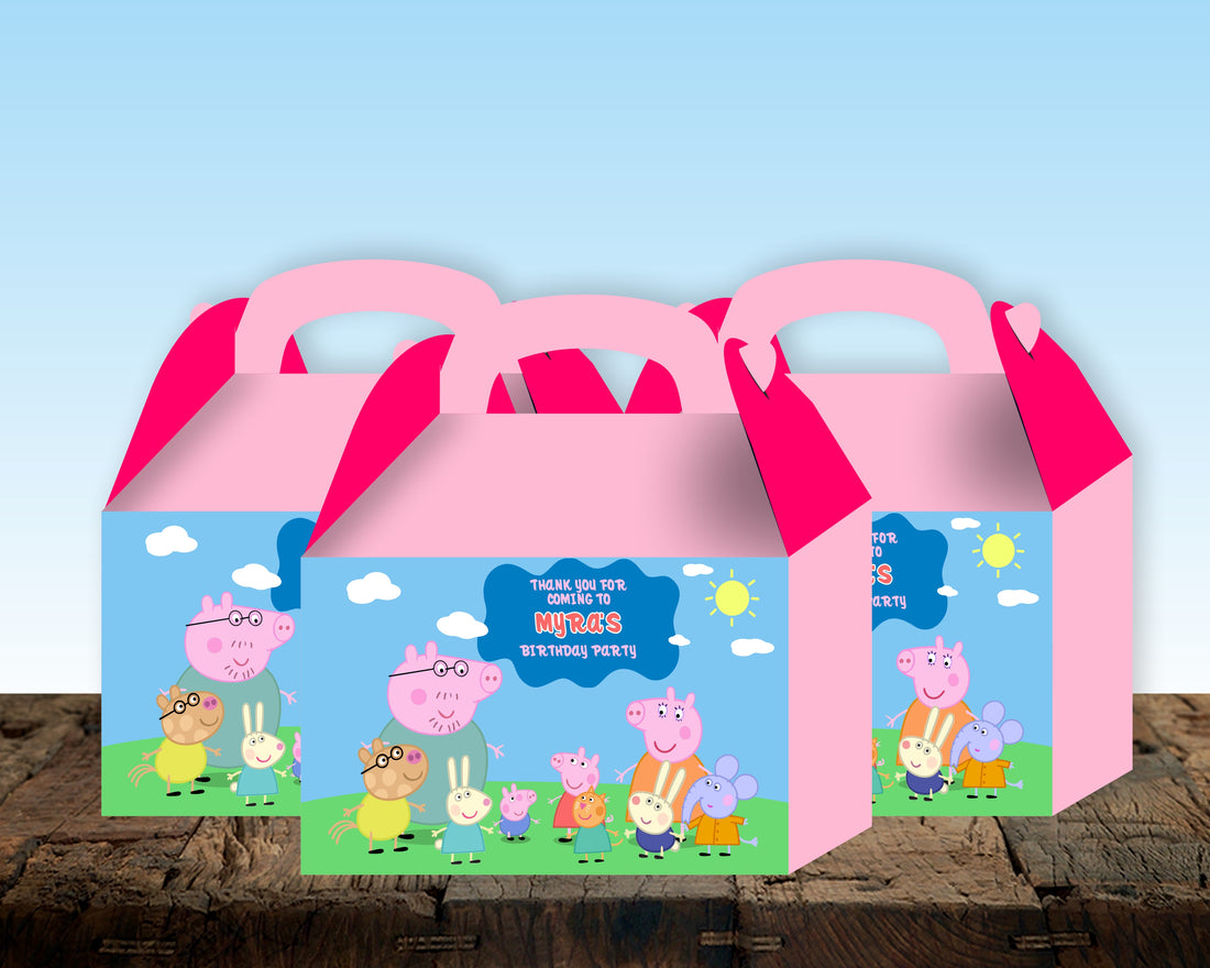 PSI Peppa Pig Theme Goodie Return Gift Boxes