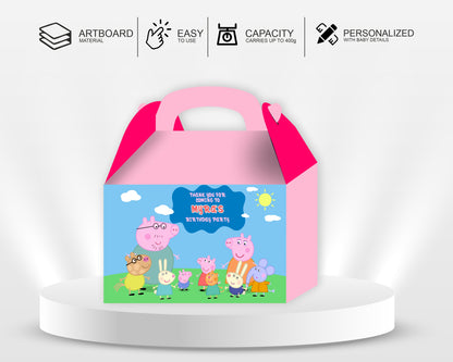 Peppa Pig Theme Goodie Return Gift Boxes
