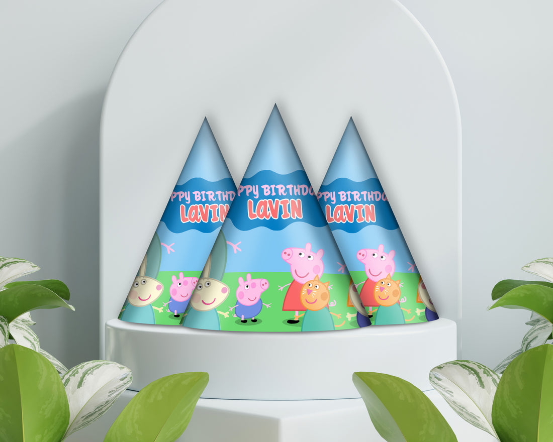 Peppa Pig Theme Customized Hat