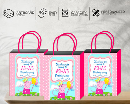 Peppa Pig Theme Return Gift Bag