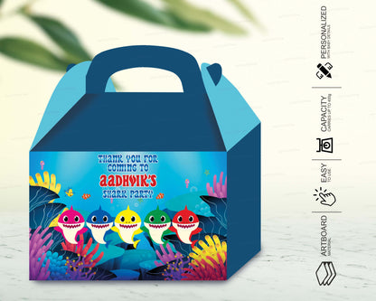 Shark Theme Goodie Return Gift Boxes