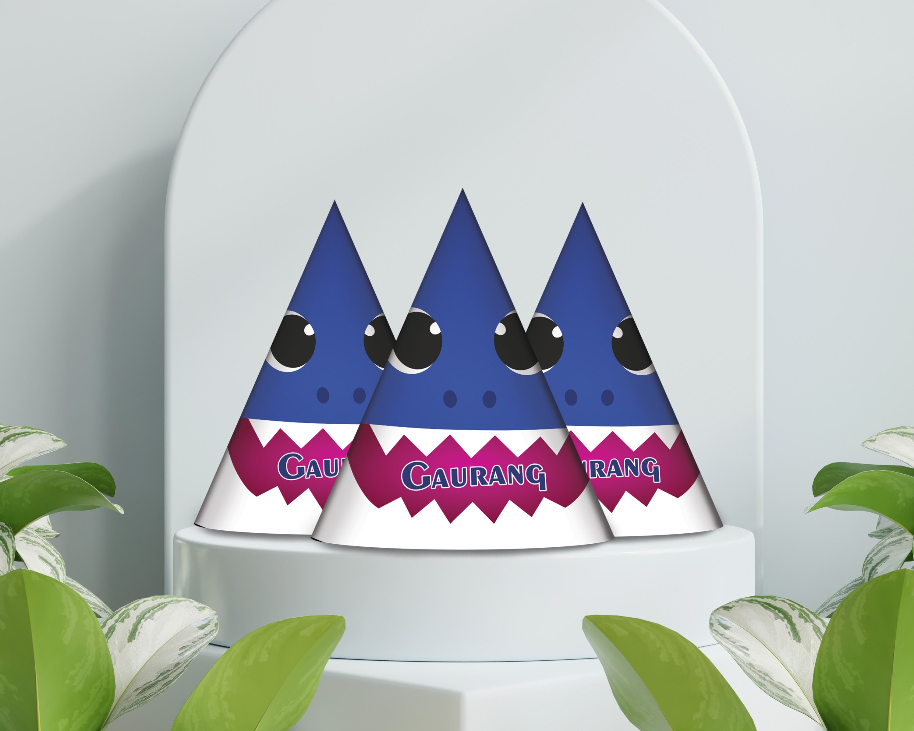 PSI Shark Theme Personalized Hat