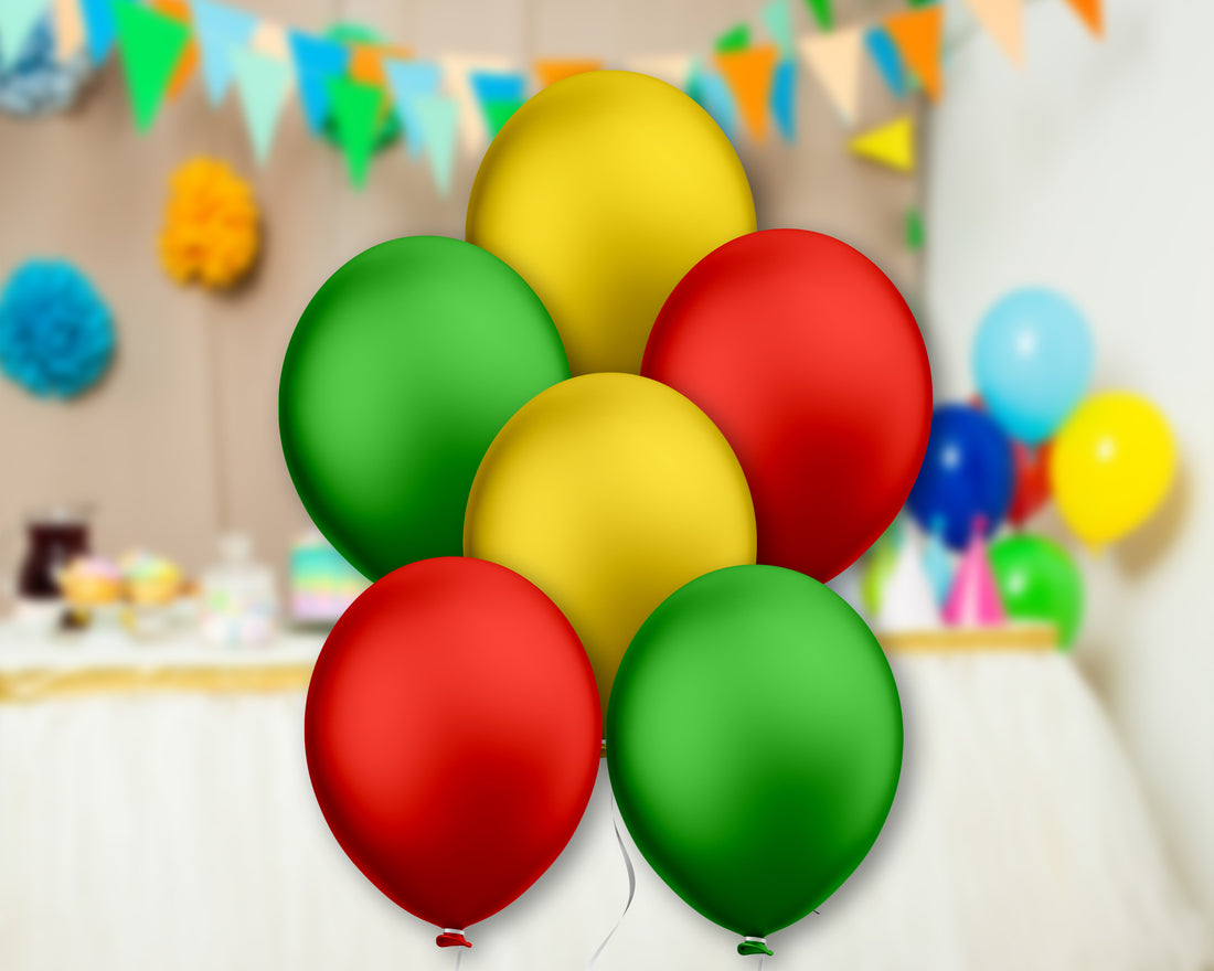 PSI Super Mario Theme Colour 30 Pcs Balloons